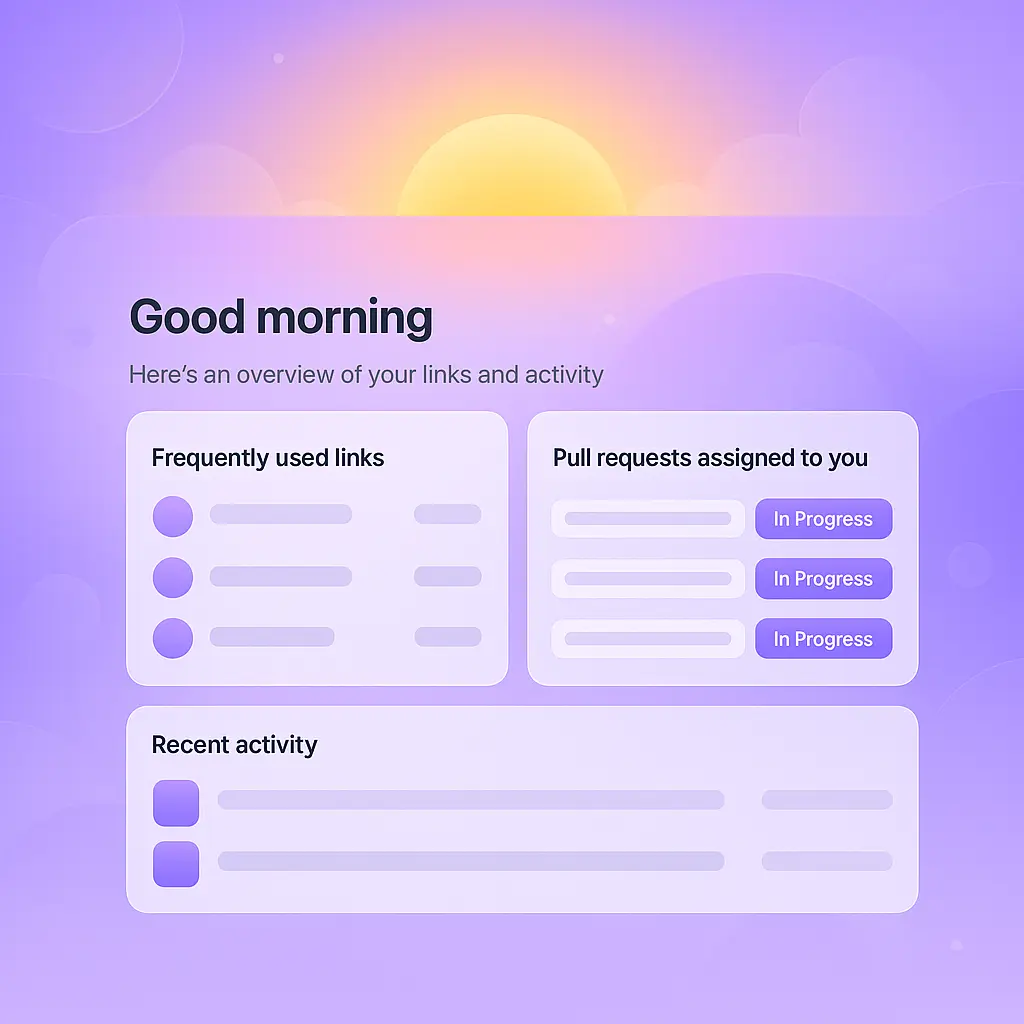 Example Dashflow.dev interface showing aggregated information